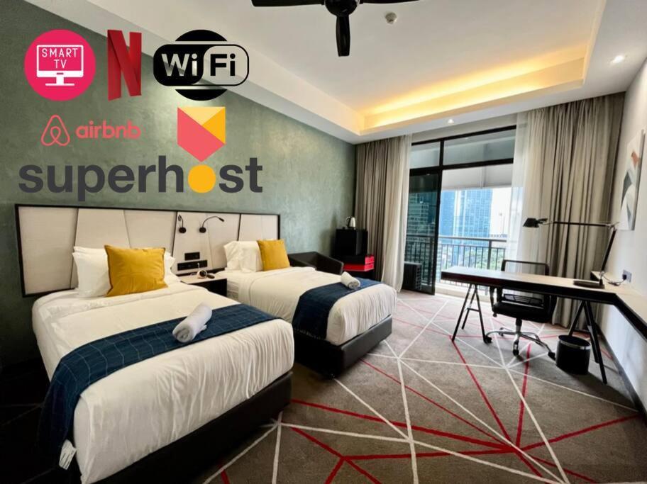 #23 Kl Towel View Twin Bed Suites @ Infinity Pool كوالالمبور المظهر الخارجي الصورة